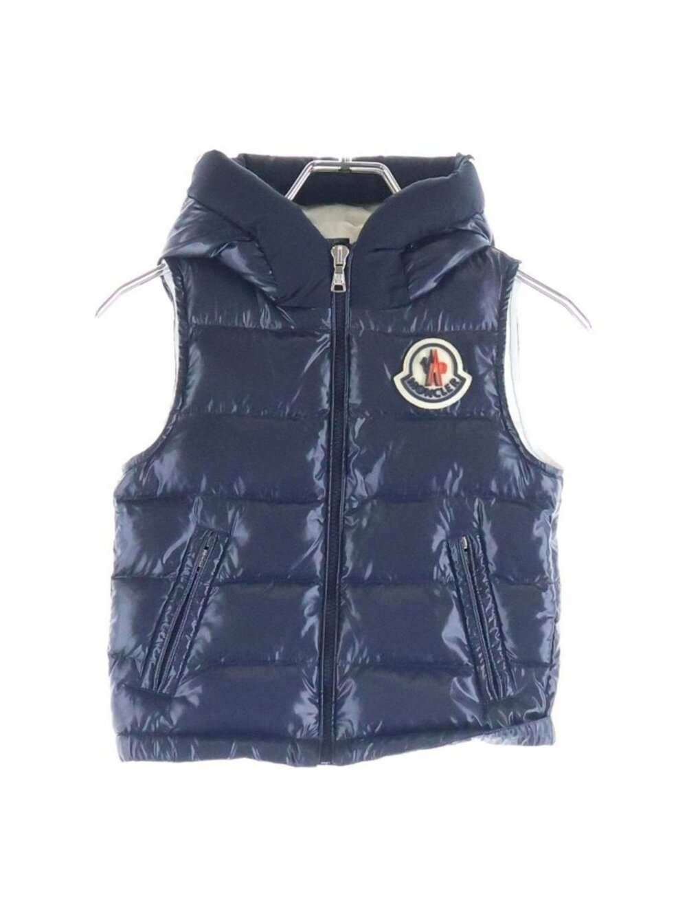 Moncler Tib Vest Down Kids Black Nylon
